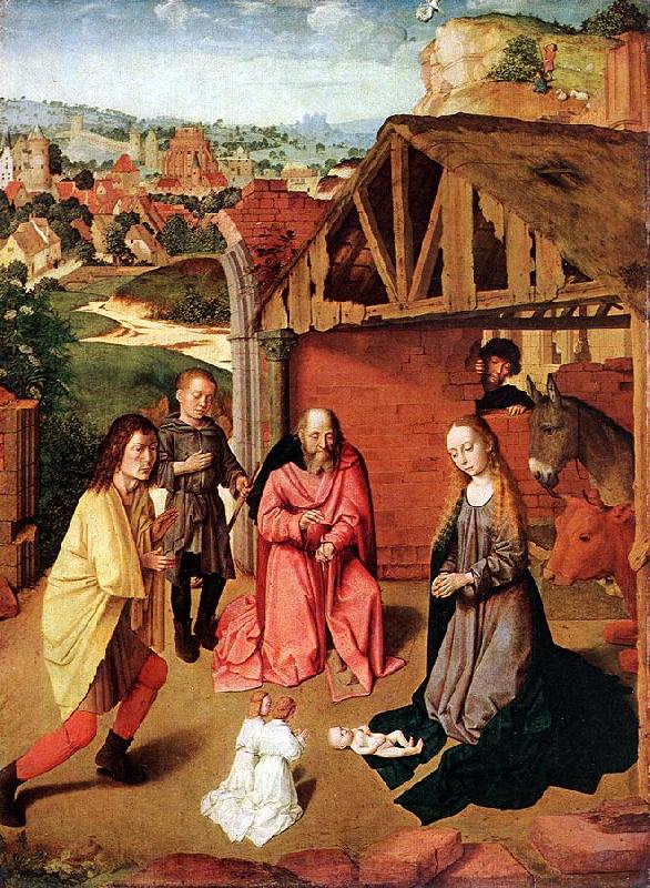 DAVID, Gerard The Nativity dfgs Sweden oil painting art